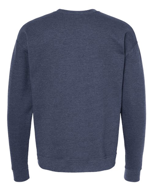 Unisex Fleece Crewneck Sweatshirt - Heather Denim