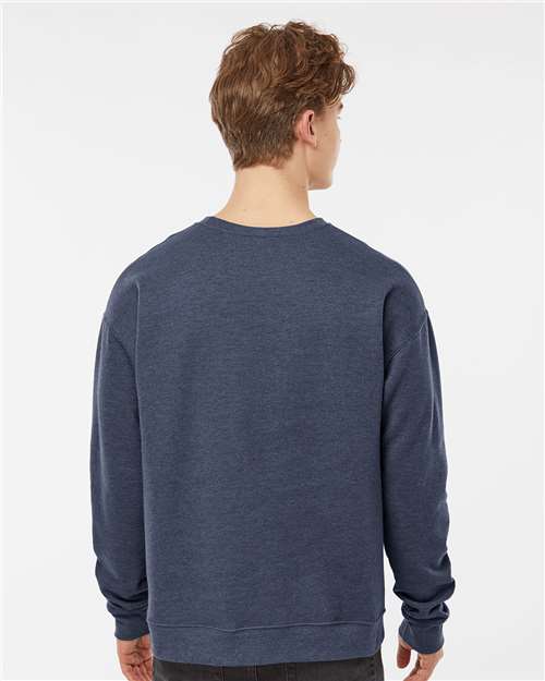 Unisex Fleece Crewneck Sweatshirt - Heather Denim