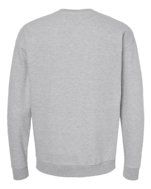 Unisex Fleece Crewneck Sweatshirt - Heather Grey