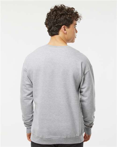Unisex Fleece Crewneck Sweatshirt - Heather Grey