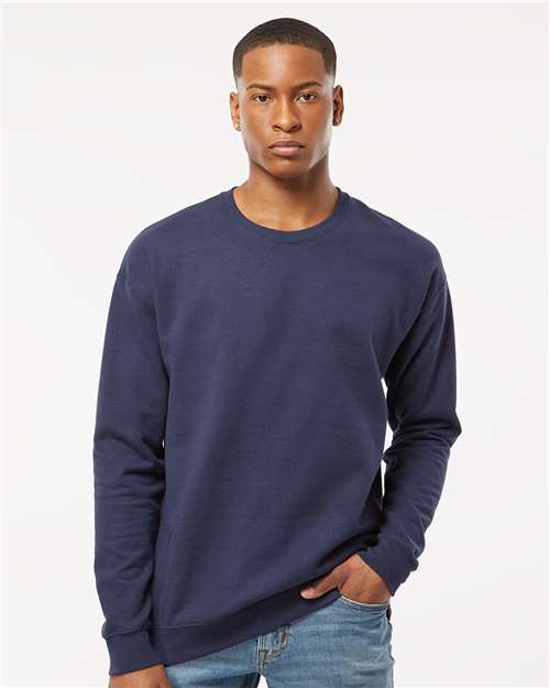 Unisex Fleece Crewneck Sweatshirt - Navy