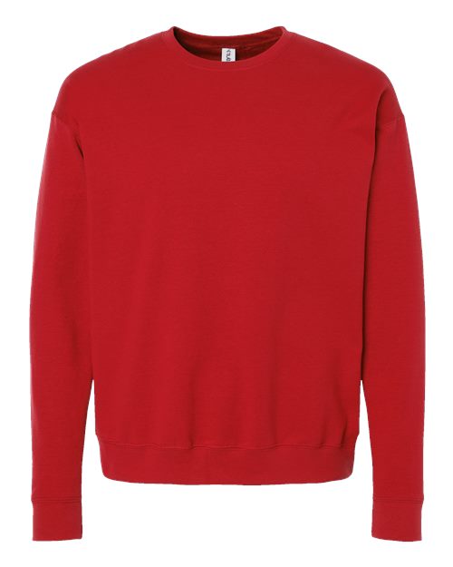 Unisex Fleece Crewneck Sweatshirt - Red