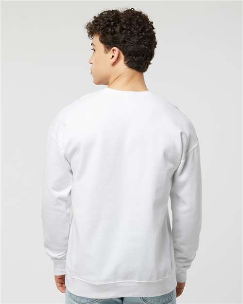 Unisex Fleece Crewneck Sweatshirt - White