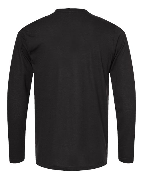 Unisex Poly-Rich Long Sleeve T-Shirt - Black