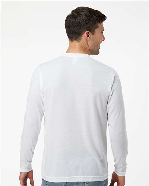 Unisex Poly-Rich Long Sleeve T-Shirt - White