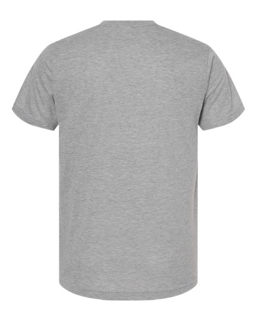 Men's Poly-Rich V-Neck T-Shirt - Heather Grey