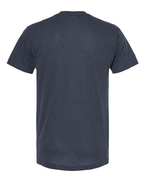 Men's Poly-Rich V-Neck T-Shirt - Heather Navy