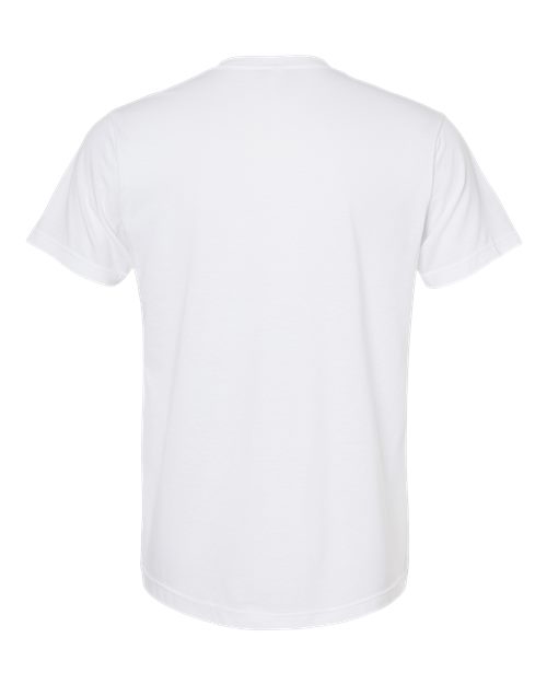 Men's Poly-Rich V-Neck T-Shirt - White