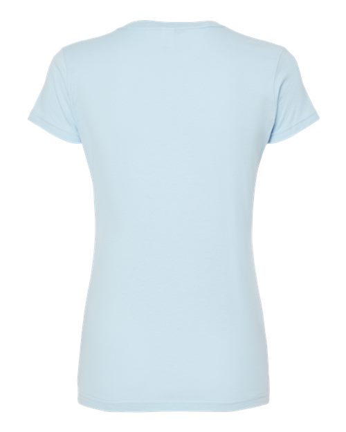 Women's Fine Jersey Slim Fit T-Shirt - Baby Blue