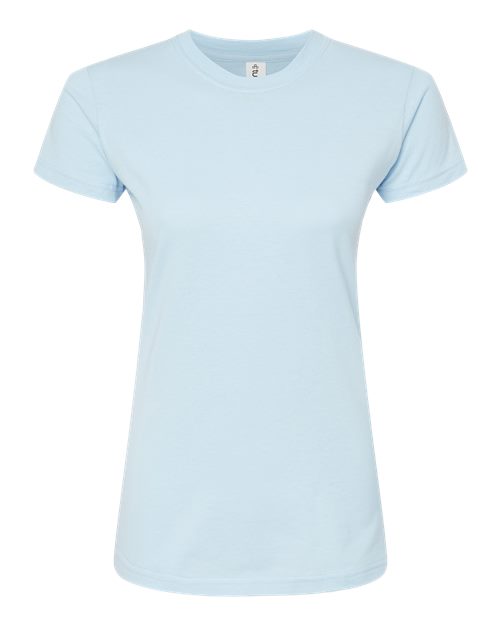 Women's Fine Jersey Slim Fit T-Shirt - Baby Blue