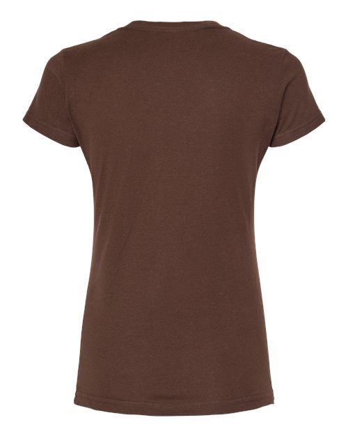 Women's Fine Jersey Slim Fit T-Shirt - Brown
