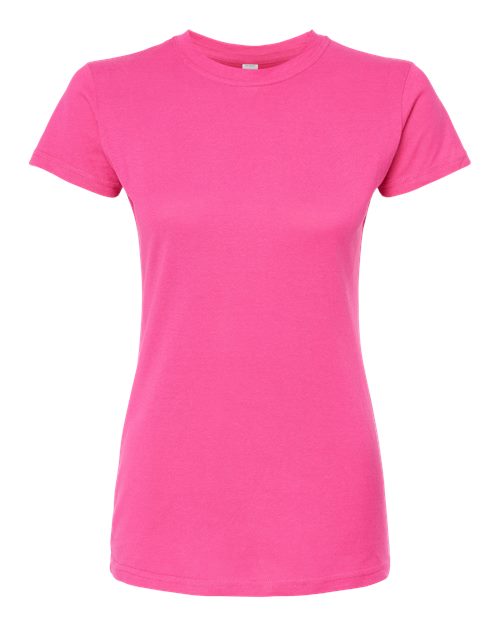 Women's Fine Jersey Slim Fit T-Shirt - Fuchsia