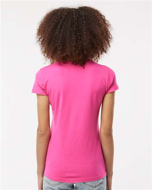 Women's Fine Jersey Slim Fit T-Shirt - Fuchsia
