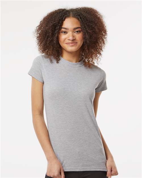 Women's Fine Jersey Slim Fit T-Shirt - Heather Grey