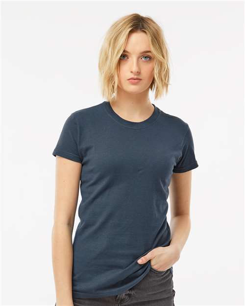 Women's Fine Jersey Slim Fit T-Shirt - Indigo