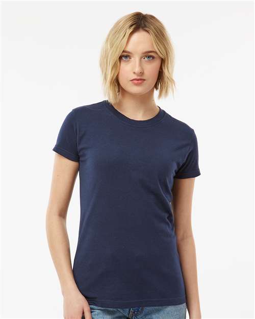 Women's Fine Jersey Slim Fit T-Shirt - Navy