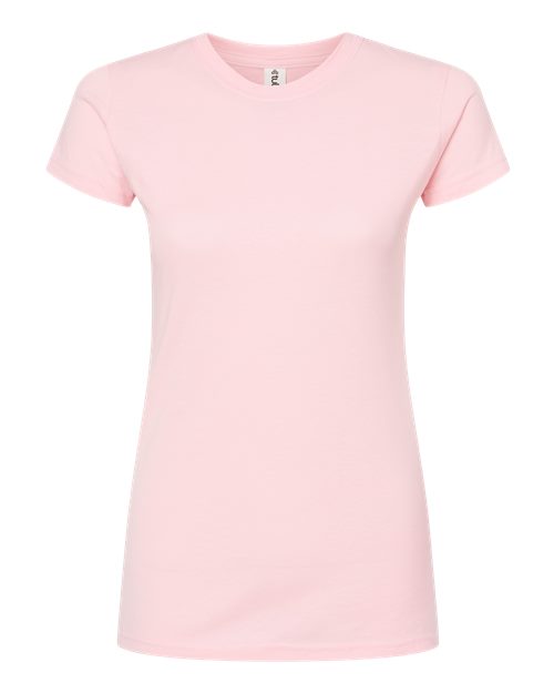 Women's Fine Jersey Slim Fit T-Shirt - Pink