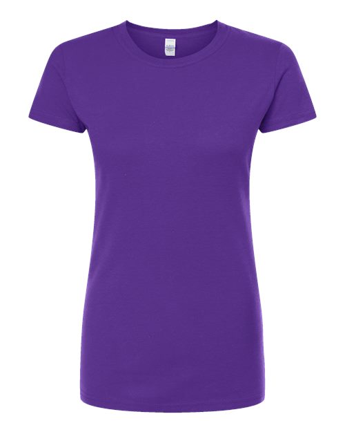 Women's Fine Jersey Slim Fit T-Shirt - Purple