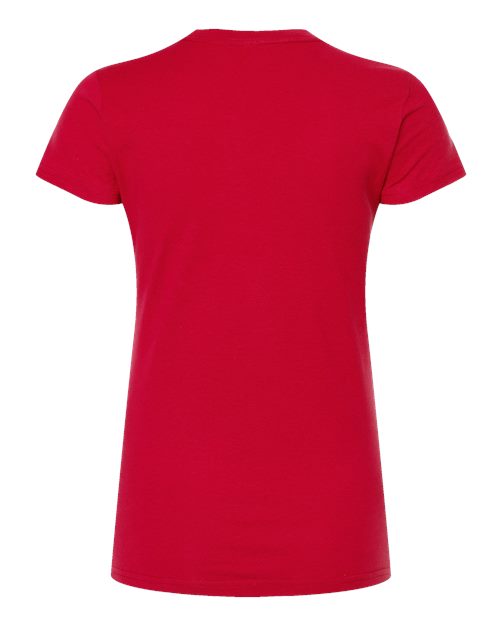 Women's Fine Jersey Slim Fit T-Shirt - Red