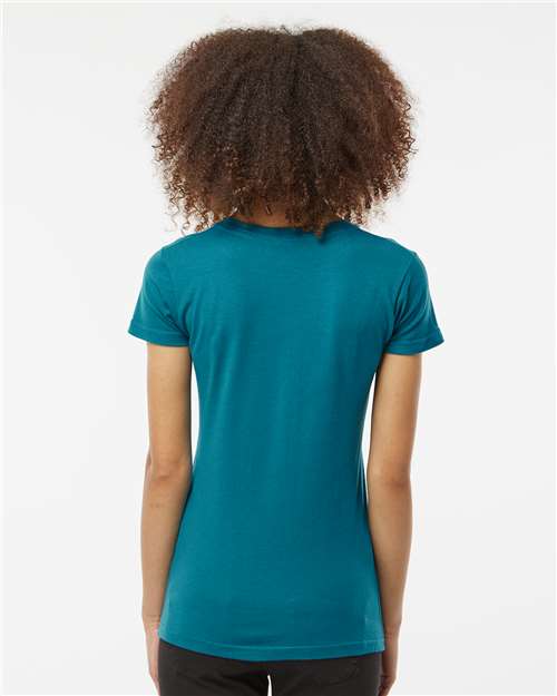 Women's Fine Jersey Slim Fit T-Shirt - Teal