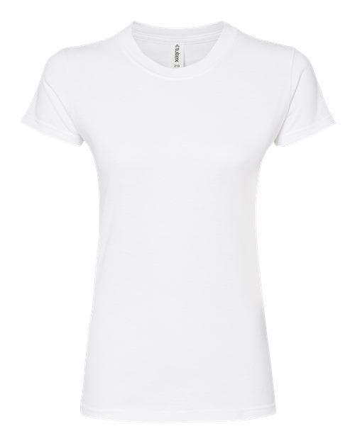 Women's Fine Jersey Slim Fit T-Shirt - White