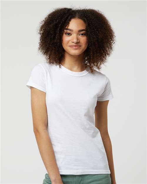 Women's Fine Jersey Slim Fit T-Shirt - White