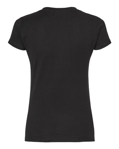 Women's Fine Jersey V-Neck T-Shirt - Black