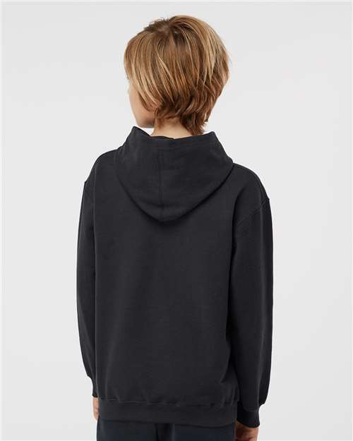 Youth Hooded Sweatshirt - Black