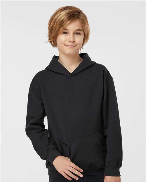 Youth Hooded Sweatshirt - Black