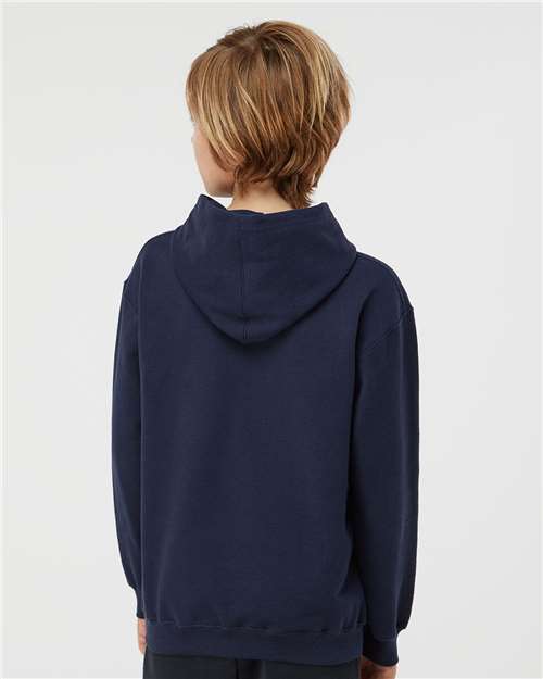 Youth Hooded Sweatshirt - Navy