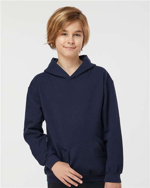Youth Hooded Sweatshirt - Navy