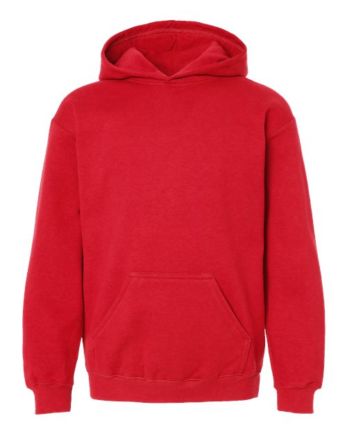 Youth Hooded Sweatshirt - Red