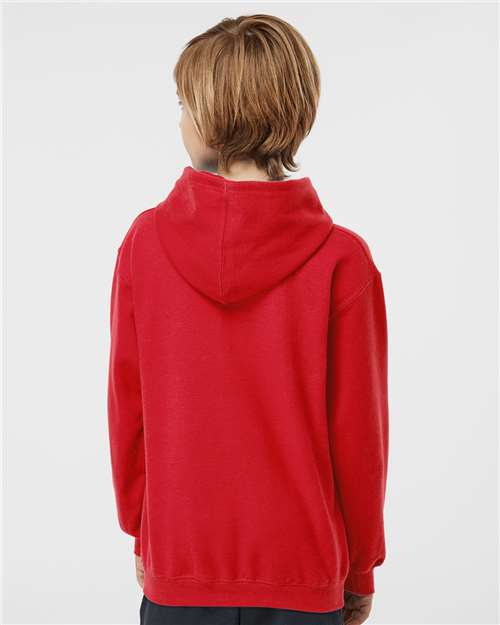 Youth Hooded Sweatshirt - Red