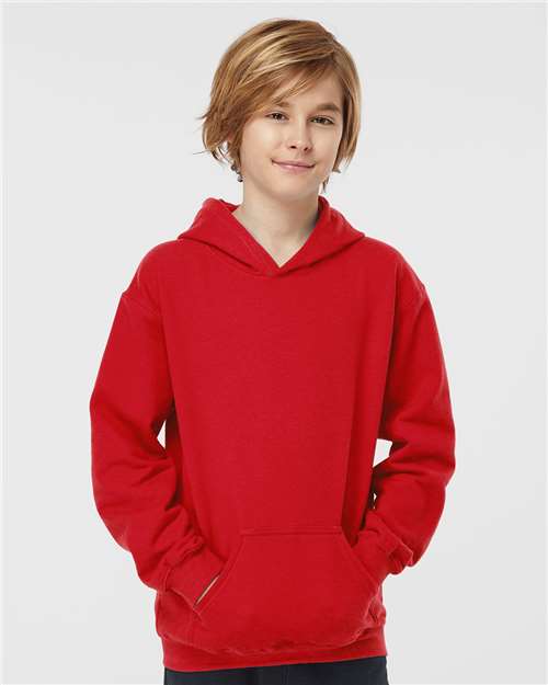 Youth Hooded Sweatshirt - Red