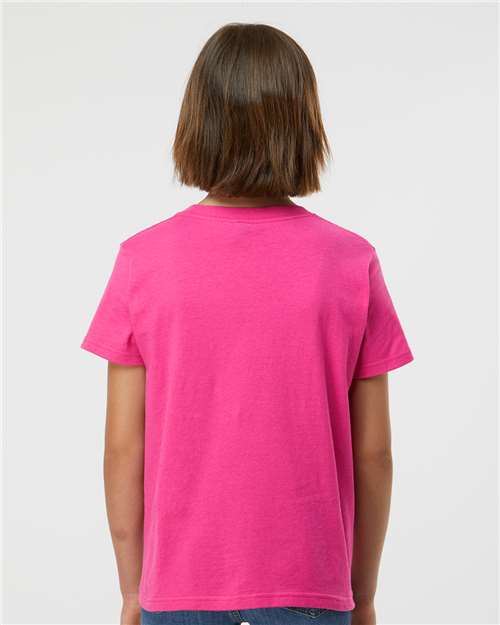 Youth Fine Jersey T-Shirt - Fuchsia