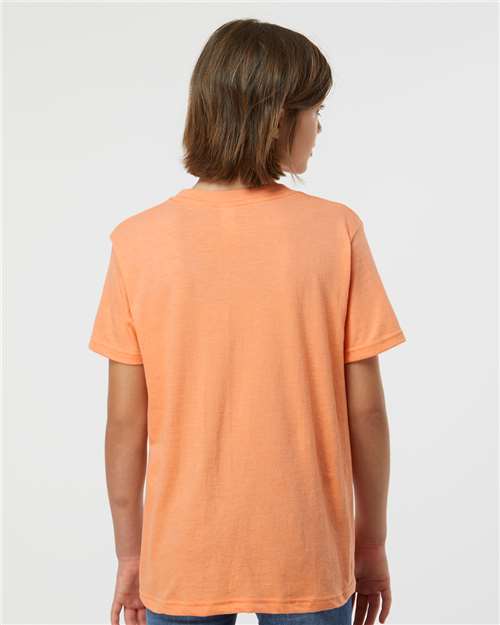 Youth Fine Jersey T-Shirt - Heather Cantaloupe