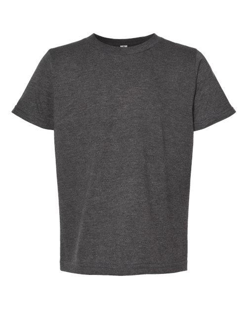 Youth Fine Jersey T-Shirt - Heather Charcoal