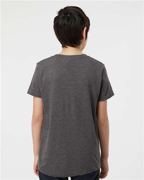 Youth Fine Jersey T-Shirt - Heather Charcoal