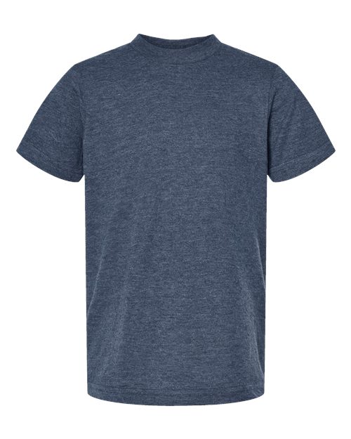 Youth Fine Jersey T-Shirt - Heather Denim