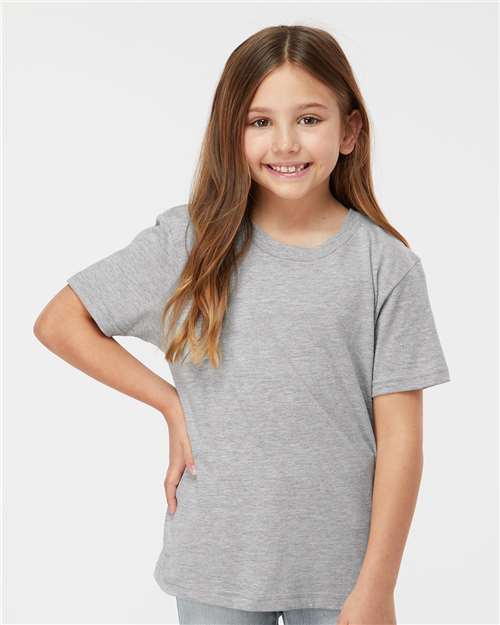 Youth Fine Jersey T-Shirt - Heather Grey