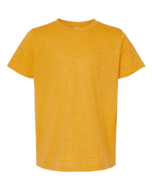 Youth Fine Jersey T-Shirt - Heather Mellow Yellow