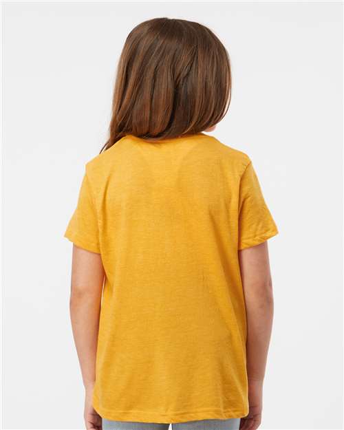 Youth Fine Jersey T-Shirt - Heather Mellow Yellow