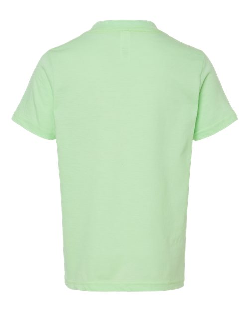 Youth Fine Jersey T-Shirt - Heather Neo Mint
