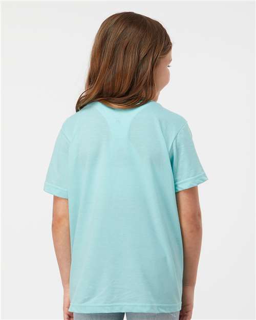 Youth Fine Jersey T-Shirt - Heather Purist Blue