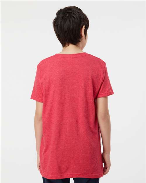 Youth Fine Jersey T-Shirt - Heather Red