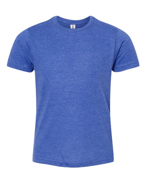 Youth Fine Jersey T-Shirt - Heather Royal