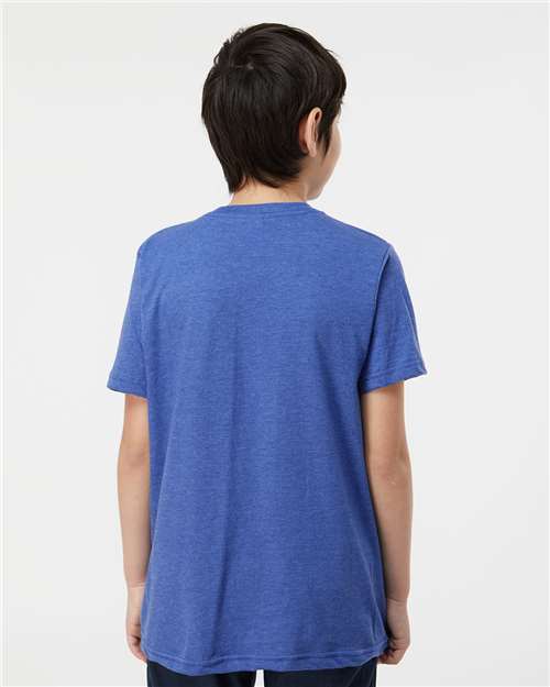 Youth Fine Jersey T-Shirt - Heather Royal
