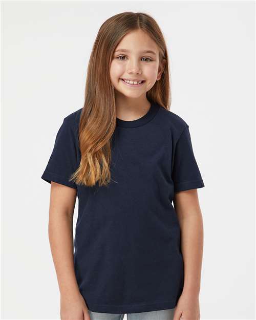 Youth Fine Jersey T-Shirt - Navy