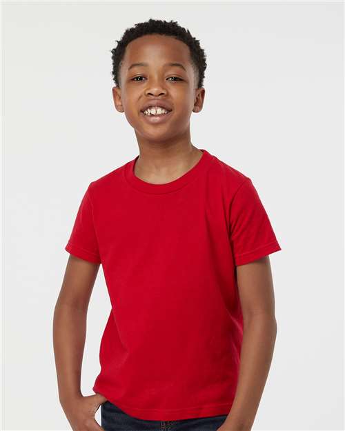 Youth Fine Jersey T-Shirt - Red