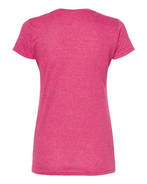 Women's Poly-Rich T-Shirt - Heather Fuchsia